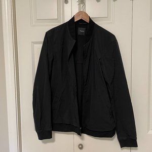 Theory Men's Black Bomber Jacket, Size L